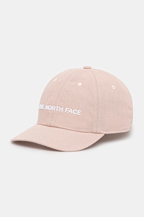 The North Face sapca Roomy Norm culoarea roz, cu imprimeu, NF0A7WHPYK91