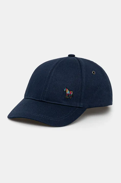 Kšiltovka Paul Smith tmavomodrá barva, z tenké pleteniny, W1A.852DT.POZEB