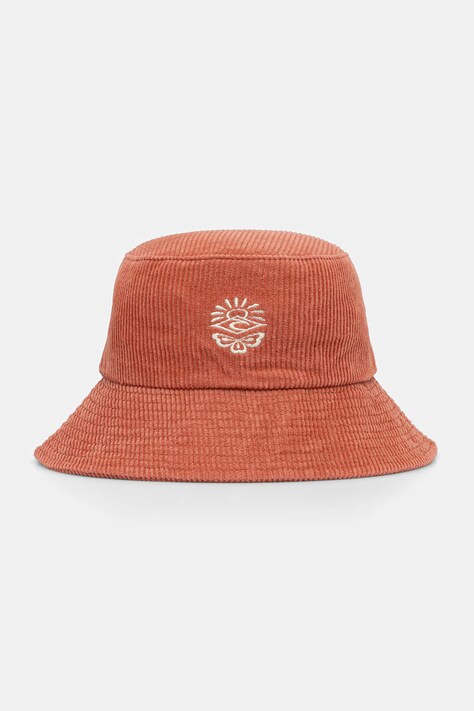 Rip Curl kapelusz bucket damski sztruksowy pomarańczowy 05BWHE