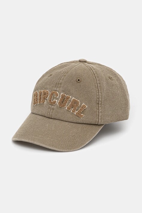 Džínová baseballová čepice Rip Curl zelená barva, s aplikací, 063WHE