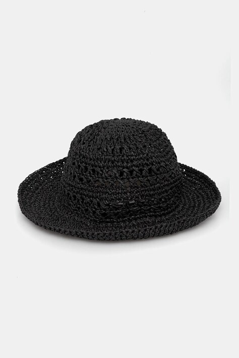 Sisley pălărie culoarea negru, 6QDEWA014