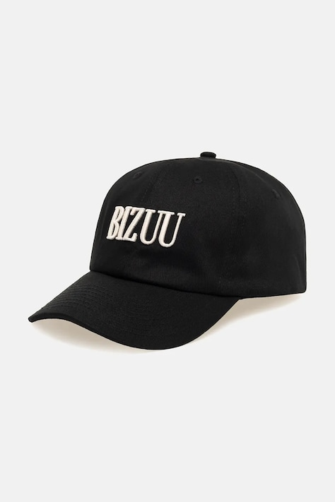 Bavlněná baseballová čepice Bizuu ZANE černá barva, s aplikací, ZANE CZARNY