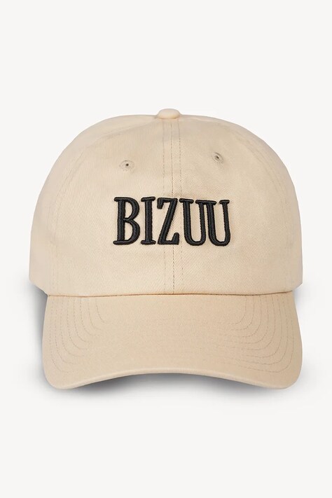 Bavlněná baseballová čepice Bizuu ZANE béžová barva, s aplikací, ZANE KREMOWE