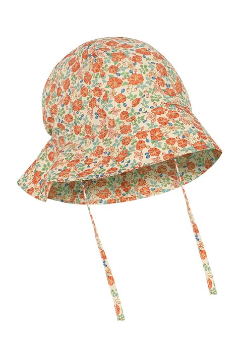 Konges Sløjd pălărie din bumbac pentru copii VERBENA SUN HAT GOTS culoarea portocaliu, bumbac, KS102300