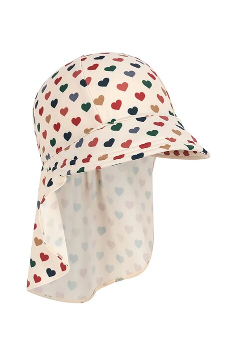 Konges Sløjd șapcă de baseball pentru copii MANUCA FRILL SUN HAT GRS culoarea bej, modelator, KS102512