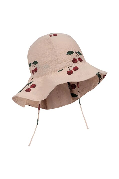 Klobuk Konges Sløjd ELIN SUN HAT GOTS roza barva, KS103077