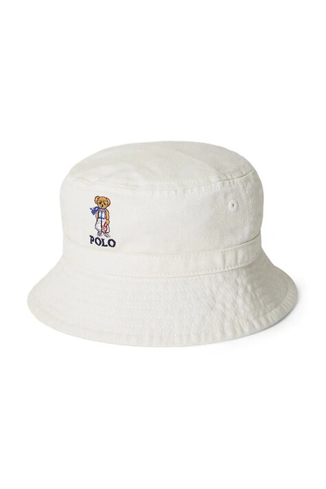 Polo Ralph Lauren căciulă culoarea alb, bumbac, 310935716001