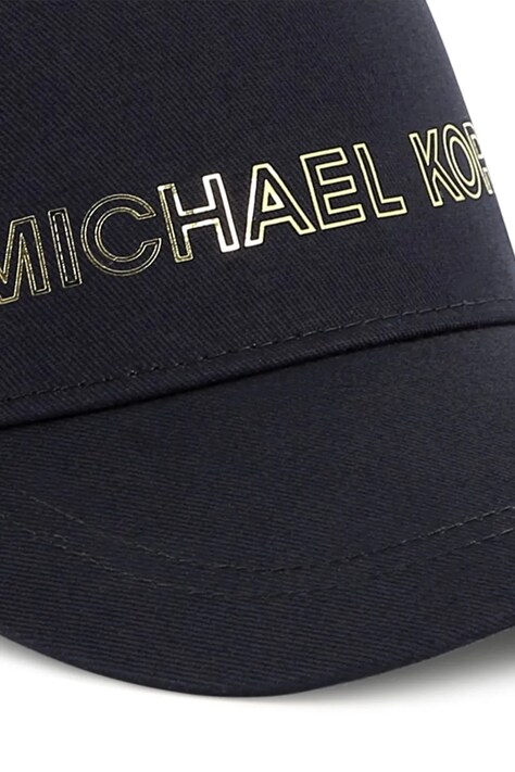 Дитяча бавовняна кепка Michael Kors — SS25-CAG01B, темно-синій — фото 4