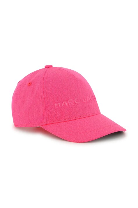 Marc Jacobs șapcă din bumbac pentru copii culoarea roz, W60561