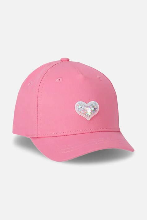 Coccodrillo șapcă culoarea violet, neted, ACCESSORIES SUMMER GIRL