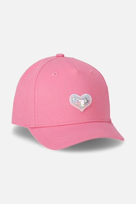 Coccodrillo șapcă culoarea violet, neted, ACCESSORIES SUMMER GIRL