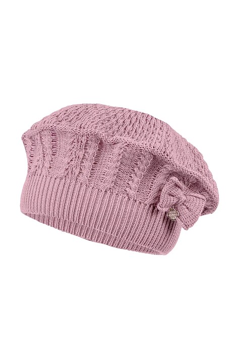 Pamučna dječja beretka Jamiks JOYA boja: ružičasta, pamučni, JWH101
