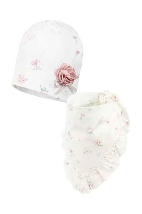 Jamiks compleu copii NAVYA culoarea alb, JWH024