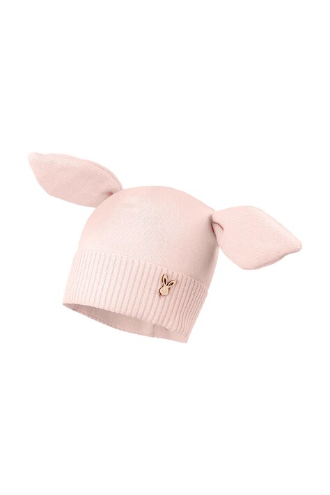 Jamiks gyermek pamut sapka NORI vékony, rózsaszín, pamut, JWH106