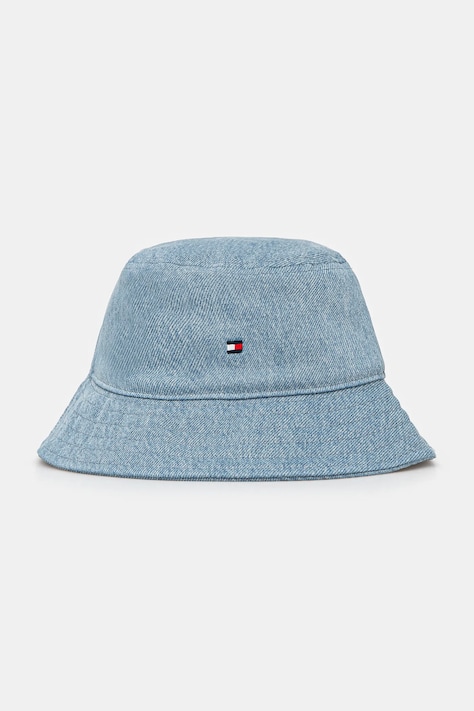 Tommy Hilfiger kapelusz bawełniany dziecięcy kolor niebieski bawełniany AU0AU01965