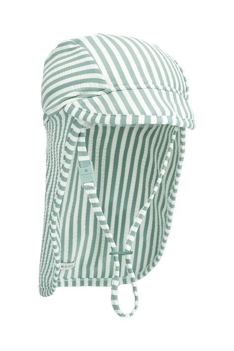 Детская кепка Liewood Cecilia Seersucker Swim Hat цвет бирюзовый узор LW19939
