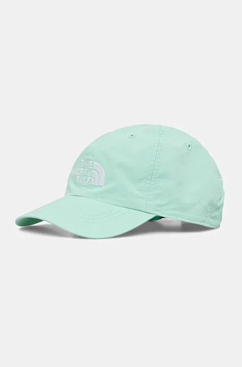 The North Face czapka z daszkiem dziecięca KIDS HORIZON HAT kolor turkusowy z aplikacją NF0A7WG9AFX1