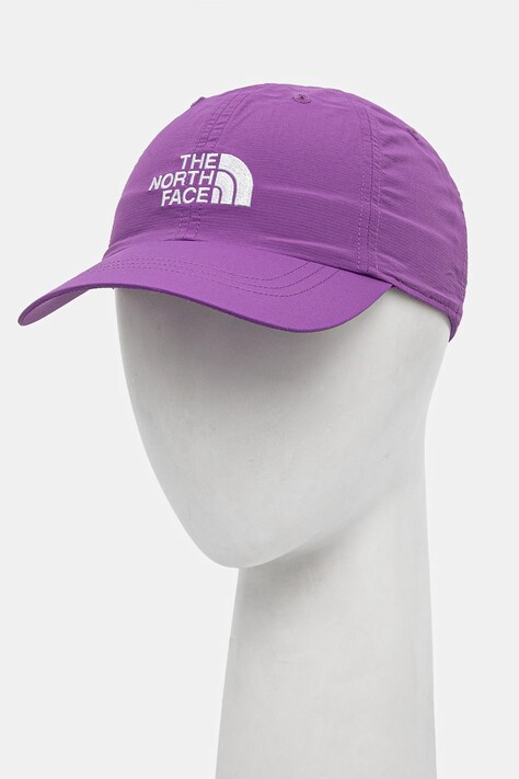 Детска шапка с козирка The North Face KIDS HORIZON HAT в лилаво с апликация NF0A7WG9AI21