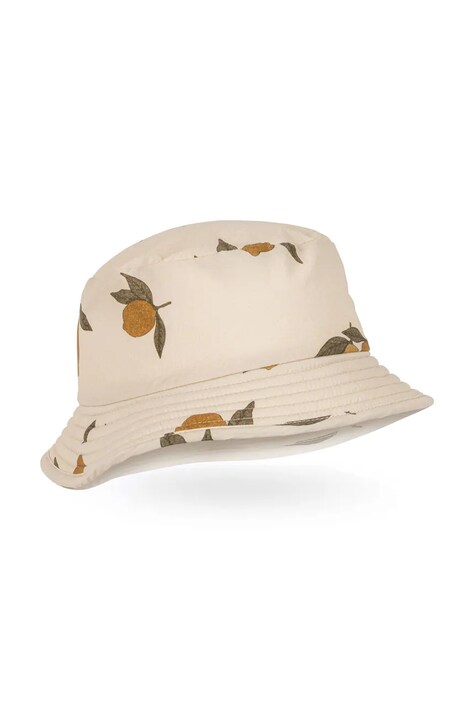 Dětský klobouk Konges Sløjd ASNOU BUCKET HAT béžová barva, KS102469