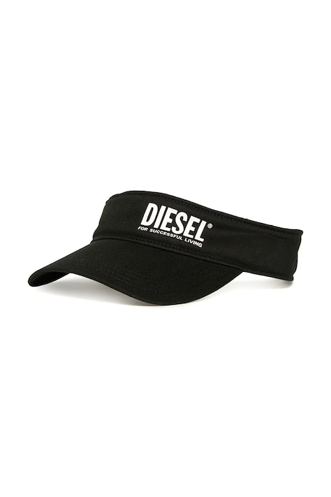 Dětský bavlněný kšilt Diesel FDELS HAT černá barva, s potiskem, J02126