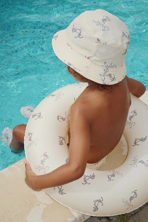 Καπέλο Konges Sløjd ASNOU BUCKET HAT χρώμα: μπεζ, KS103343