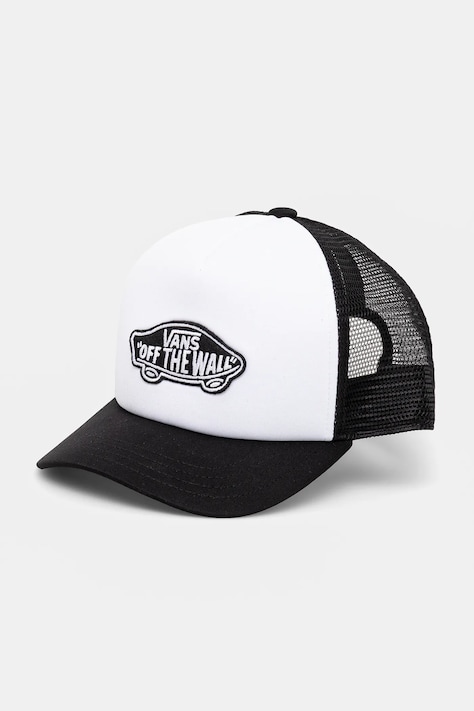 Dětská baseballová čepice Vans Classic Patch Curved Bill Trucker černá barva, s aplikací, VN000EY0Y281