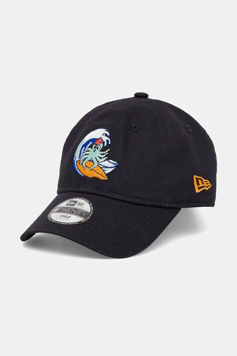 New Era șapcă de baseball din bumbac NEW ERA culoarea negru, cu imprimeu, 60667532
