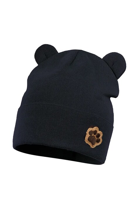 Дитяча бавовняна шапка Jamiks BARRIGO колір чорний з тонкого трикотажу з бавовни JWH058