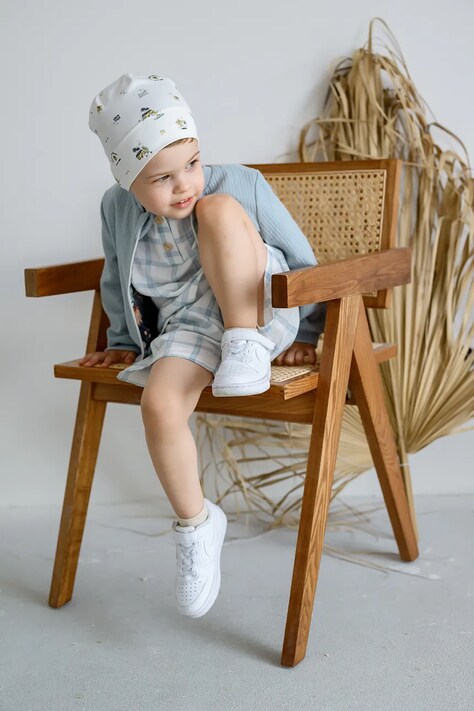 Čiapka pre bábätká Jamiks JASON béžová farba biela, z tenkej pleteniny, JWH054