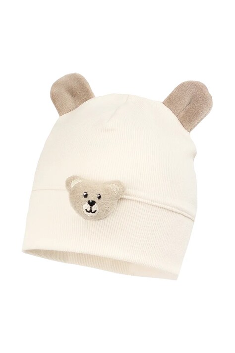 Dětská čepice Jamiks ORO bílá barva, z tenké pleteniny, JWH067