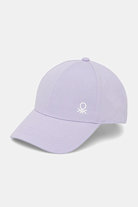 United Colors of Benetton șapcă culoarea violet, uni, 6YCTGA012