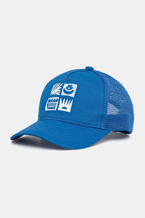 United Colors of Benetton gyerek baseball sapka lila, nyomott mintás, 6XJNCA02L