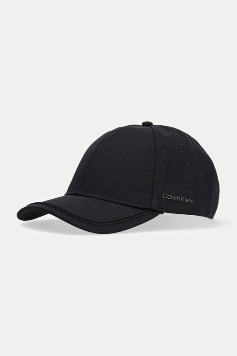 Бавовняна бейсболка Calvin Klein колір чорний однотонна K50K512613