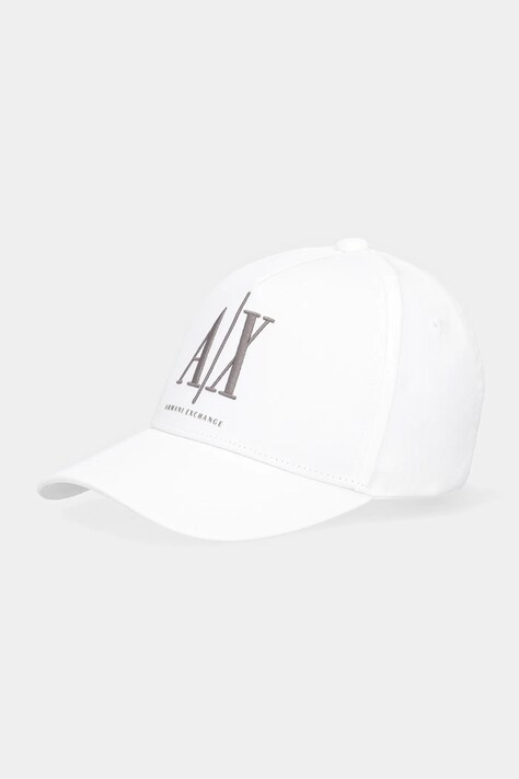 Armani Exchange șapcă de baseball din bumbac culoarea alb, XM000811 AF13343