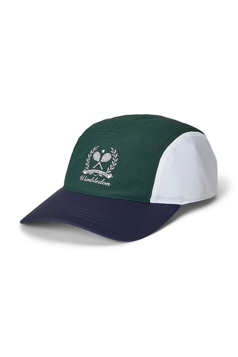 Polo Ralph Lauren șapcă culoarea verde, cu imprimeu, 710970543