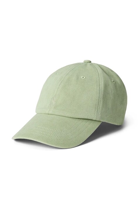 Βαμβακερό καπέλο του μπέιζμπολ Polo Ralph Lauren Cap χρώμα: πράσινο, 710964764