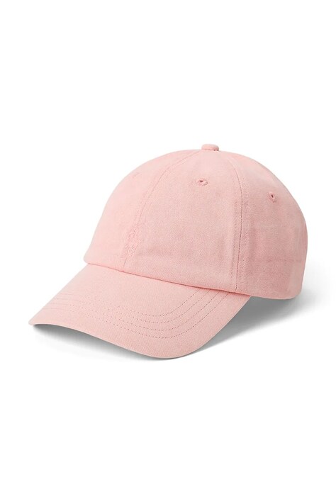 Polo Ralph Lauren cotton baseball cap Cap pink color smooth 710964764