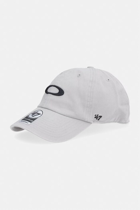 Oakley czapka z daszkiem męska bawełniana szara FOS901220
