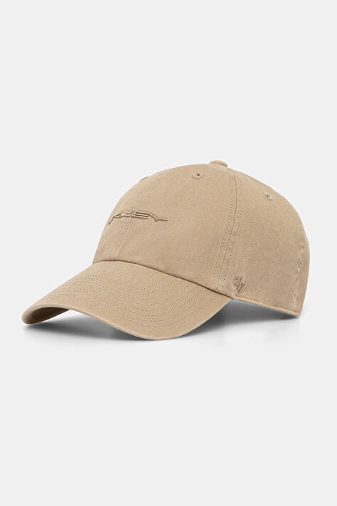 Бавовняна бейсболка Oakley колір бежевий однотонна FOS901221