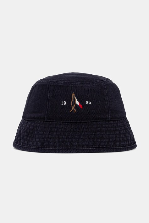 Tommy Hilfiger pălărie din bumbac culoarea bleumarin, bumbac, AM0AM13384