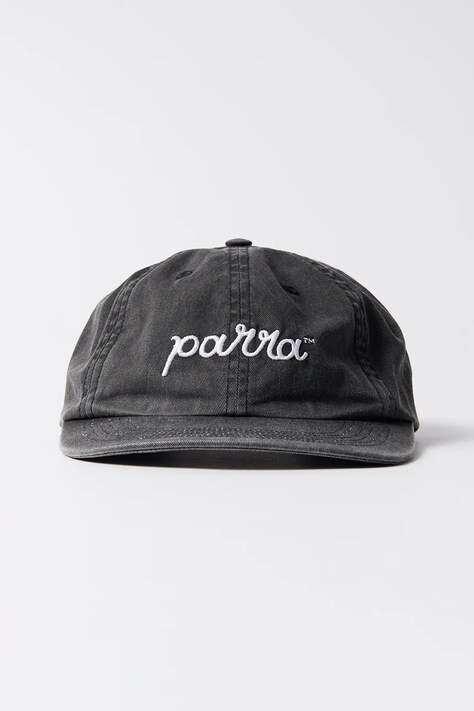 by Parra șapcă de baseball din bumbac Scripted culoarea negru, cu imprimeu, 53275