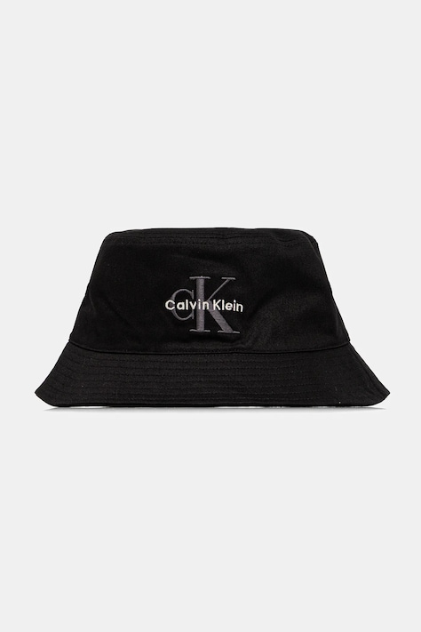 Шляпа из хлопка Calvin Klein Jeans цвет чёрный хлопковая LV04G5020G