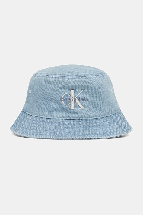 Calvin Klein Jeans kapelusz bucket męski jeansowy niebieski LV04G5021G