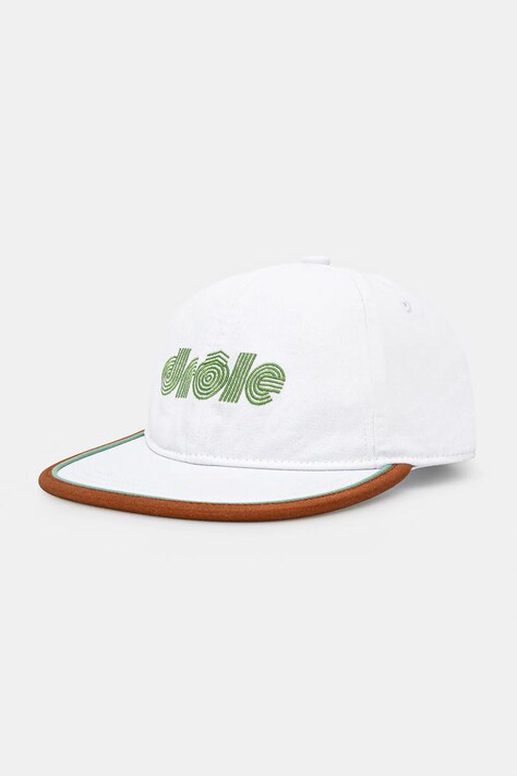 Drôle de Monsieur baseball cap La Casquette Drule Tennis white color smooth G-CP173-CO138-WT