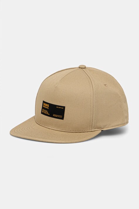 Vans pamut baseball sapka bézs, nyomott mintás, VN000NBX4MG1