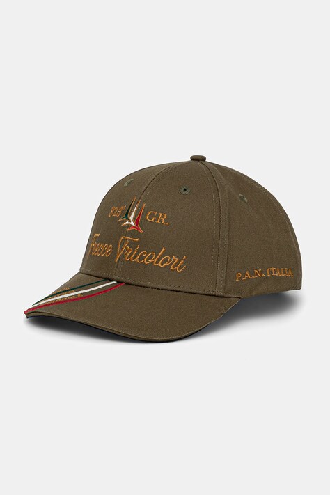 Aeronautica Militare șapcă de baseball din bumbac culoarea verde, cu imprimeu, HA1205CT3299