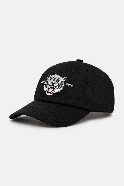Kenzo czapka z daszkiem kolor czarny gładka FF58AC621F46.99