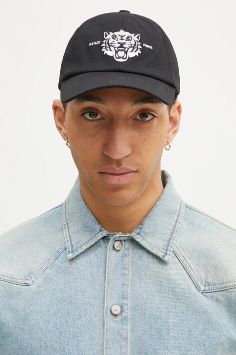 Καπέλο Kenzo χρώμα: μαύρο, FF58AC621F46.99