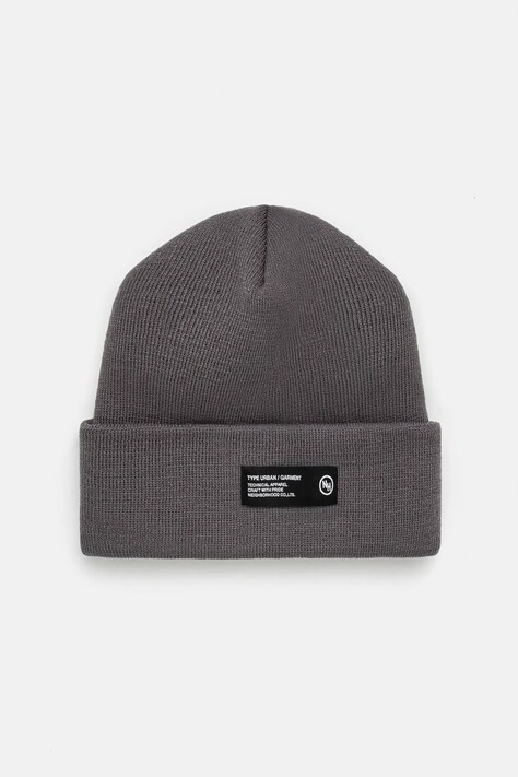 Καπέλο NEIGHBORHOOD Beanie χρώμα: γκρι, 242YGNH.HT01