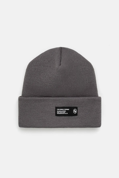 NEIGHBORHOOD czapka Beanie kolor szary 242YGNH.HT01